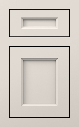 Henlow Square Inset / Alabaster / Maple