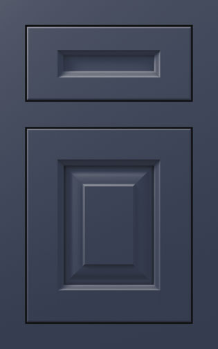 Seville Square Inset / Sapphire / Maple