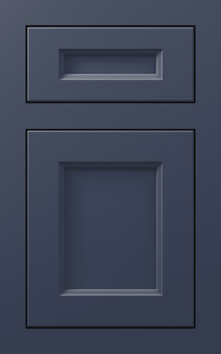 Henlow Square Inset / Sapphire / Maple