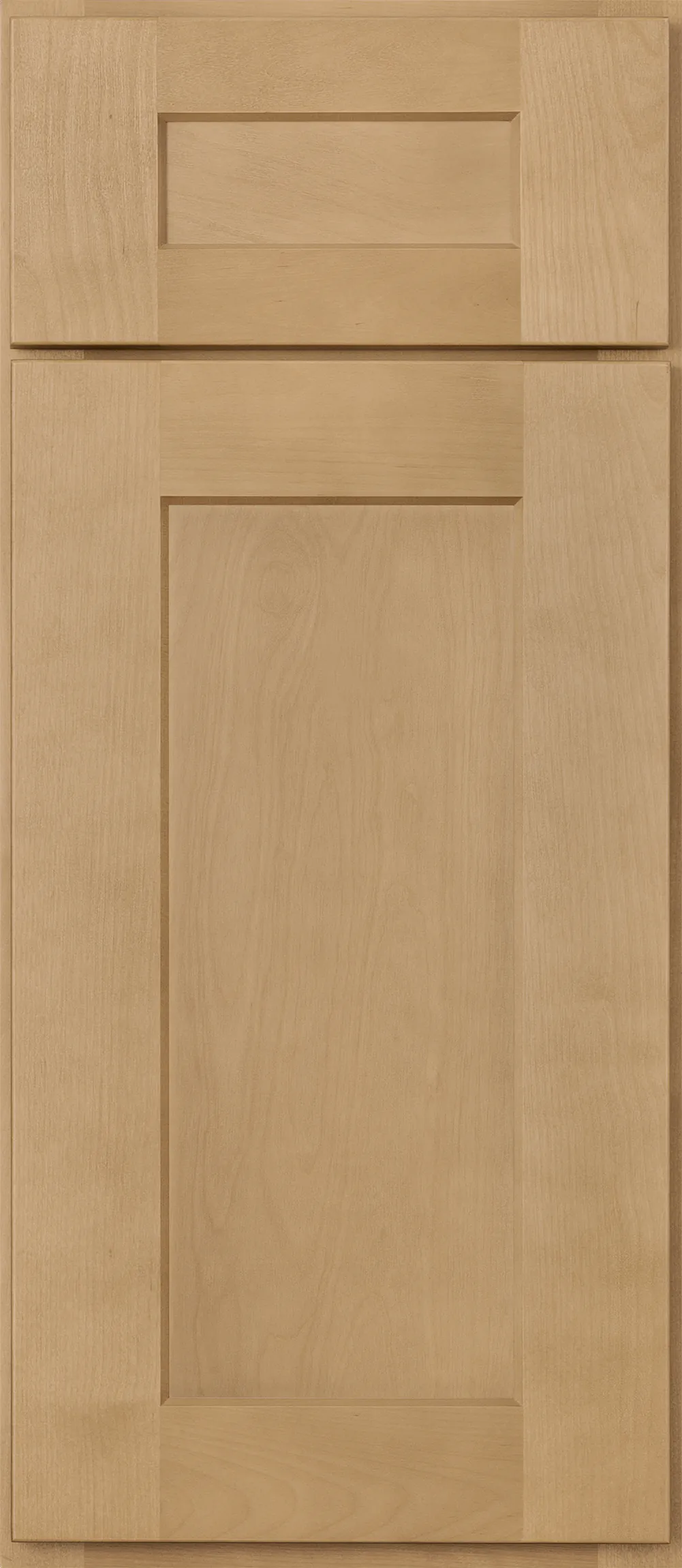 Canyon Shaker cabinet door with matching drawer front