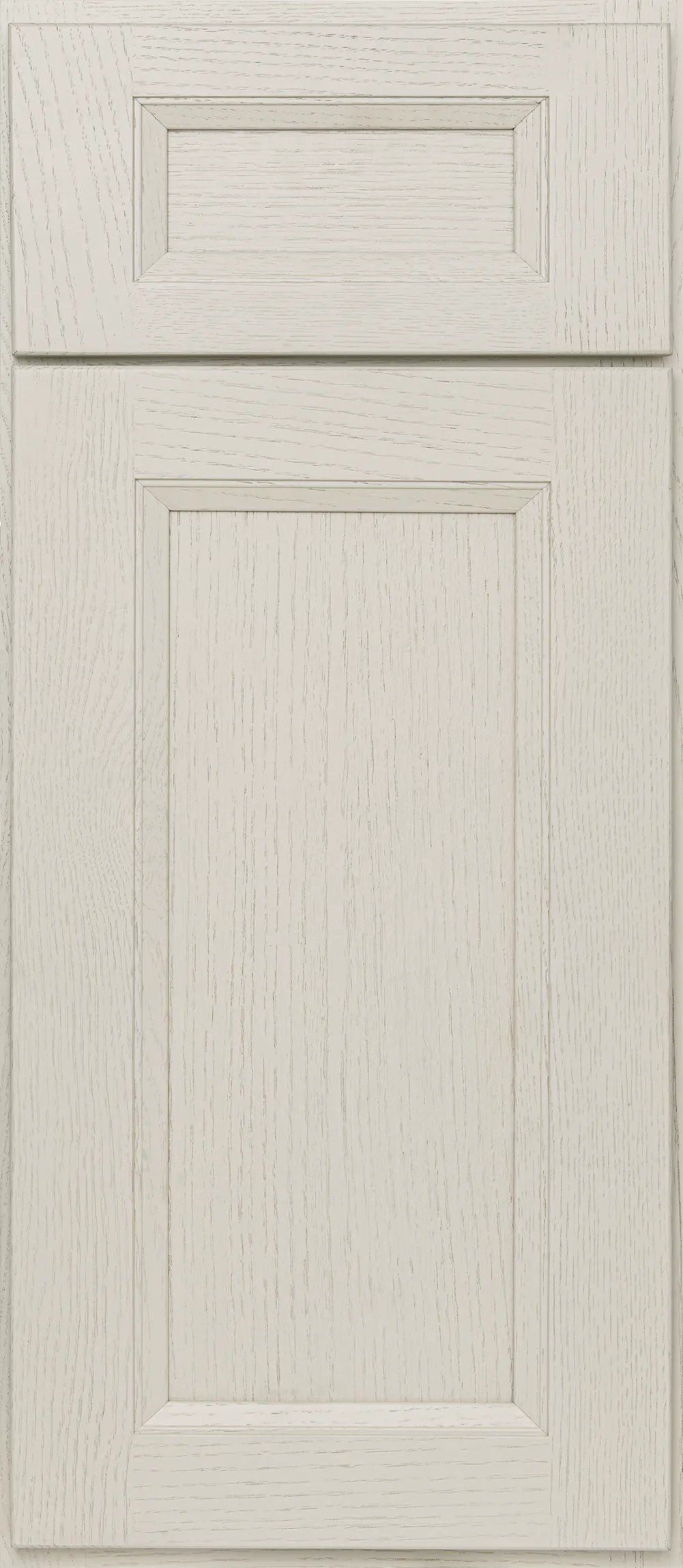 Ivory Oak cabinet door with matching drawer front