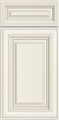 US Cabinet Depot Casselberry Antique White door and drawer front