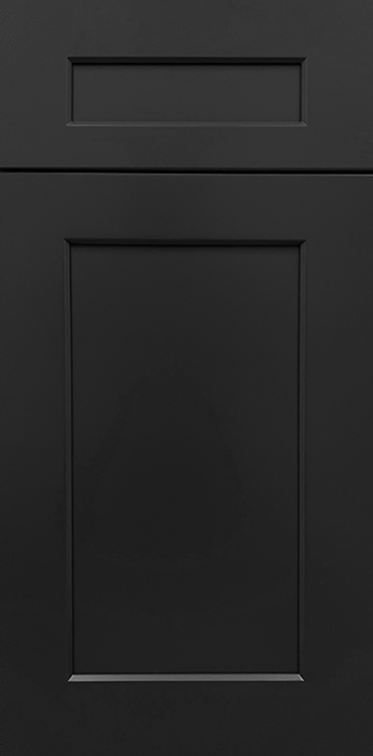 US Cabinet Depot Shaker Black door and drawer front