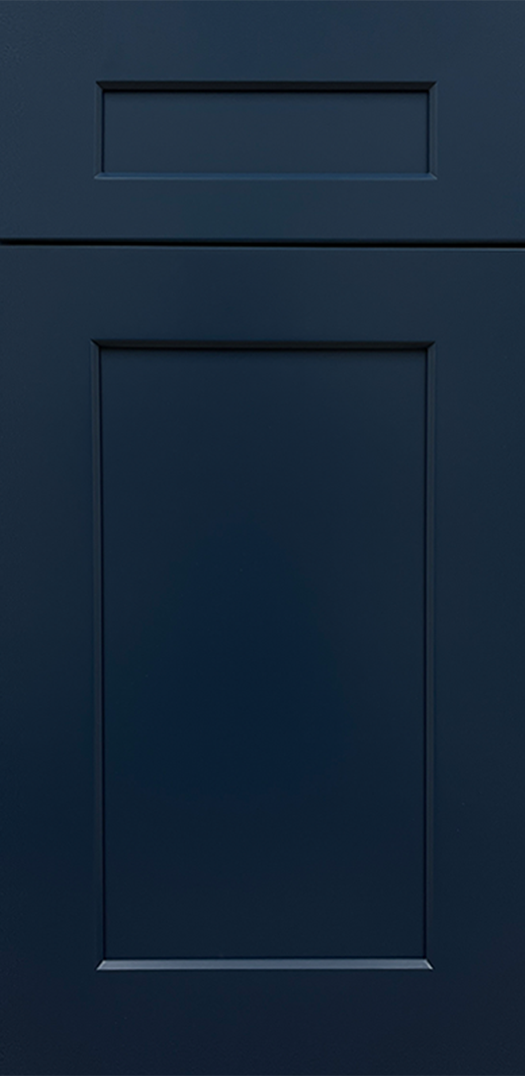US Cabinet Depot Shaker Navy door and drawer front